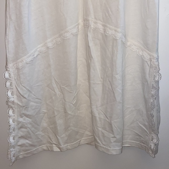 NWOT Derek Lam 10 Crosby Crochet-Trimmed Linen/ Cotton Blend Jersey Dress size S - Picture 13 of 15